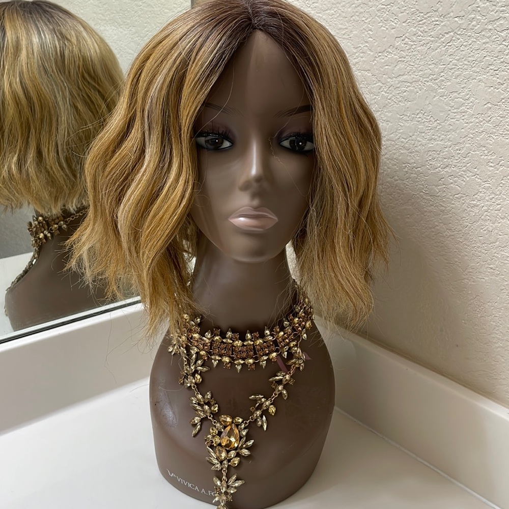 Beach waves Bob wig